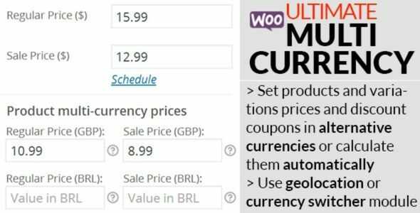 WooCommerce Ultimate Multi Currency Suite GPL