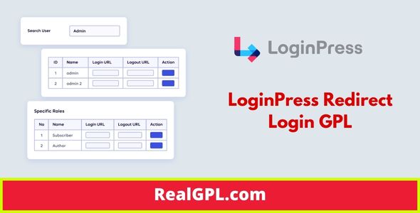 LoginPress Redirect Login GPL