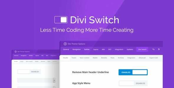 Divi Switch Pro Plugin GPL