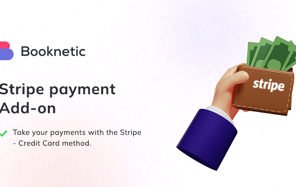Stripe payment gateway for Booknetic GPL