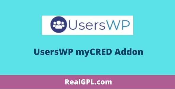 UsersWP myCRED Addon GPL
