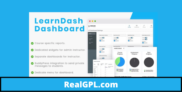 Learndash Dashboard GPL