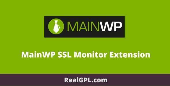 MainWP SSL Monitor Extension GPL