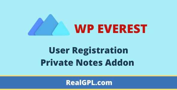User Registration Private Notes Addon GPL