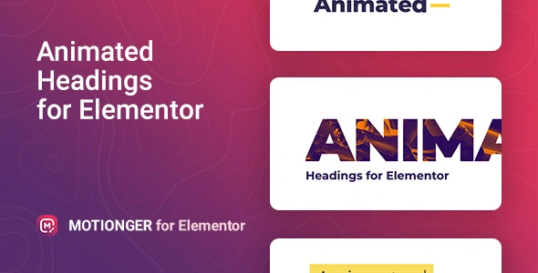 Animated Headings For Elementor