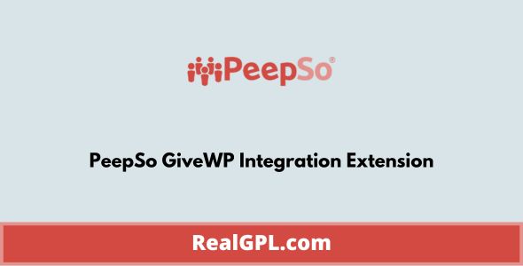 PeepSo GiveWP Integration Extension