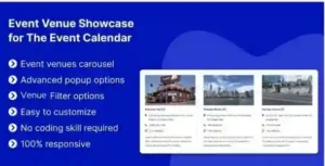 Event Venue Showcase for The Event Calendar GPL