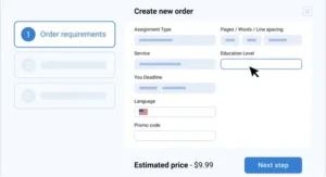 Academic Writing Ordering Script