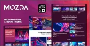 Mozda Micro Magazine & Blog Theme GPL