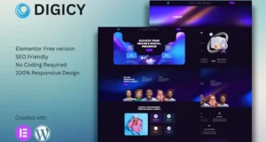 Digicy Digital Marketing Agency Elementor Template Kit