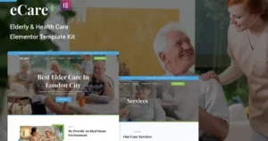 eCare Elementor Template Kit