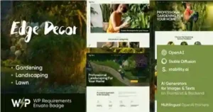 Edge Decor Theme GPL