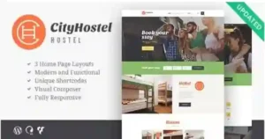 City Hostel Theme GPL