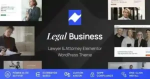 Legal Business Theme GPL
