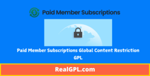 Paid Member Subscriptions Global Content Restriction GPL