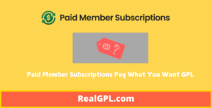 Paid Member Subscriptions Pay What You Want GPL