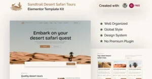 Sandtrail - Desert Safari Tours Elementor Template Kit (1)