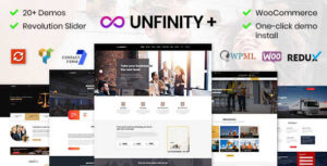 Unfinity One Page WordPress Theme GPL
