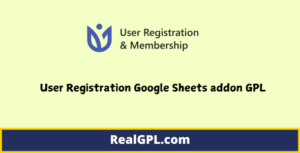 User Registration Google Sheets addon GPL