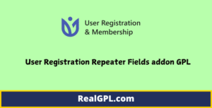 User Registration Repeater Fields addon GPL