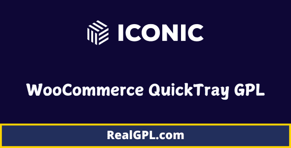 WooCommerce QuickTray GPL