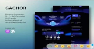 Gachor Digital Marketing Agency Elementor Template Kit GPL