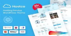 Hostco WordPress Theme for Hosting Services
