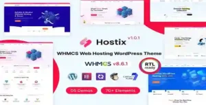 Hostix WHMCS Hosting WordPress Theme