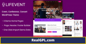 Lifevent Theme GPL