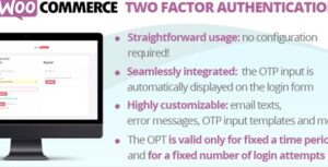 WooCommerce Two Factor Authentication GPL