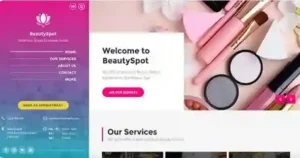 BeautySpot Beauty Salon Theme GPL