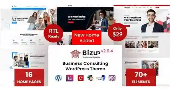 Bizup Theme GPL