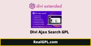 Divi Ajax Search GPL