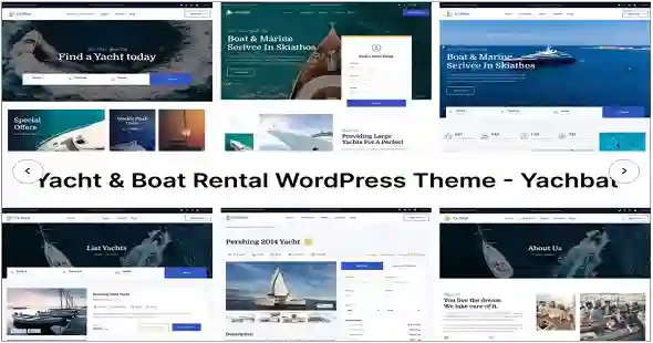 Yacht & Boat Theme GPL
