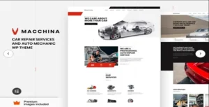 Macchina Auto Car Repair WordPress Theme