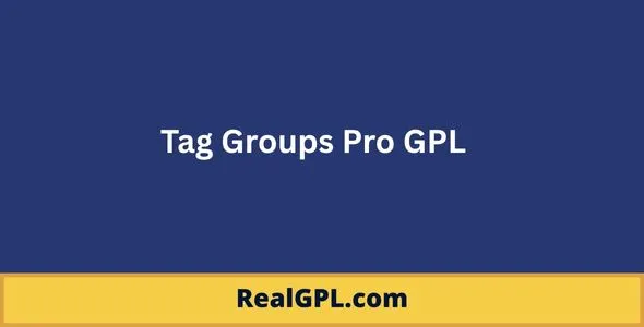 Tag Groups Pro GPL