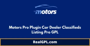 Motors Pro Plugin Car Dealer Classifieds Listing Pro GPL