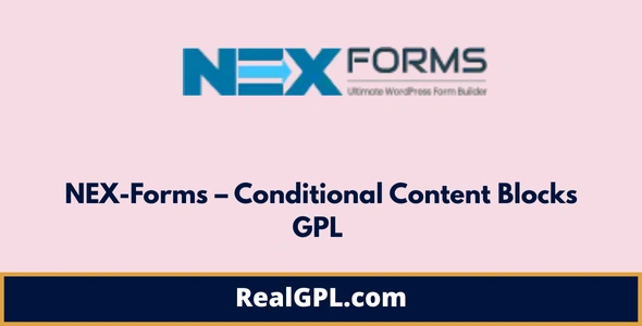 NEX-Forms – Conditional Content Blocks GPL