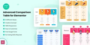 Advanced Comparison Table for Elementor GPL
