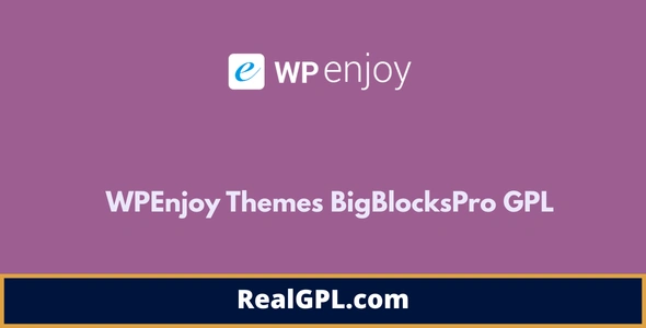 WPEnjoy Themes BigBlocksPro GPL