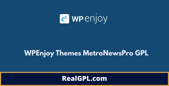 WPEnjoy Themes MetroNewsPro GPL