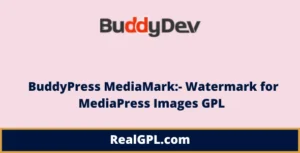 BuddyPress MediaMark- Watermark for MediaPress Images GPL