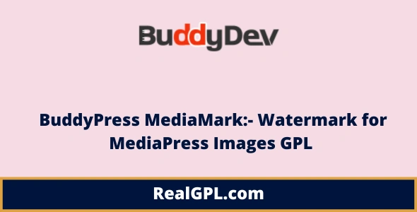 BuddyPress MediaMark- Watermark for MediaPress Images GPL