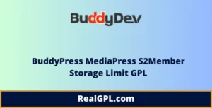 BuddyPress MediaPress S2Member Storage Limit GPL