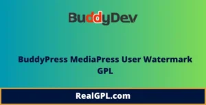 BuddyPress MediaPress User Watermark GPL