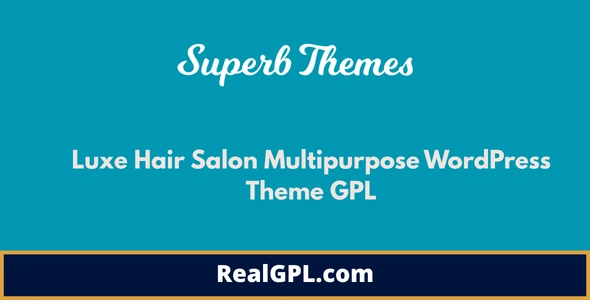 Luxe Hair Salon Multipurpose WordPress Theme GPL