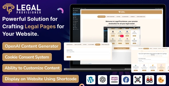WordPress Legal Pages Generator Plugin with AI GPL