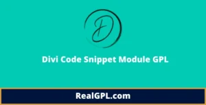 Divi Code Snippet Module GPL