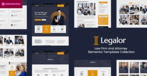 Legalor - Law Firm & Attorney Elementor Template Kit
