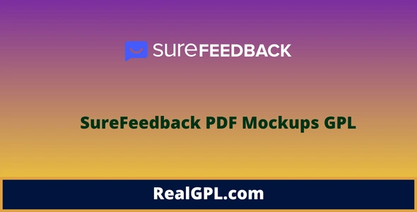 SureFeedback PDF Mockups GPL SureFeedback PDF Mockups GPL